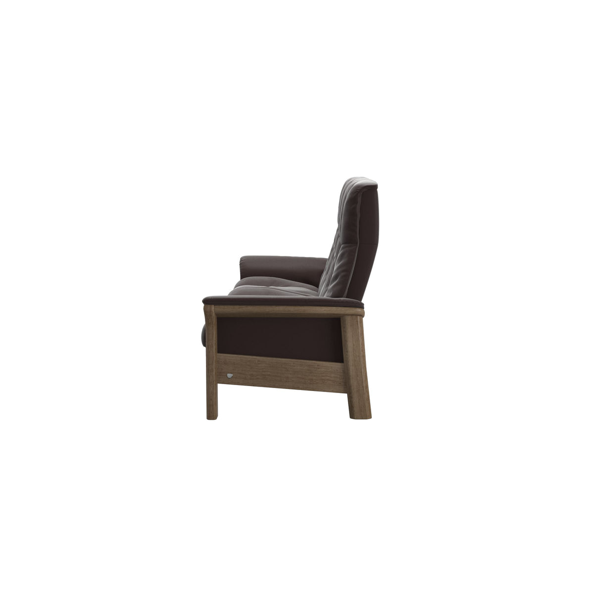 Buckingham HB 3-Seat - Paloma Chocolate - Smoked Oak
