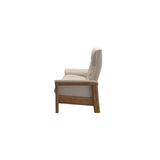 Buckingham HB 3-Seat - Paloma Fog - Teak