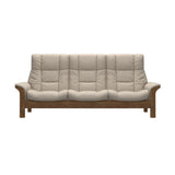 Buckingham HB 3-Seat - Paloma Fog - Teak
