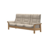 Buckingham HB 3-Seat - Paloma Fog - Oak