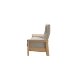 Buckingham HB 3-Seat - Paloma Fog - Oak