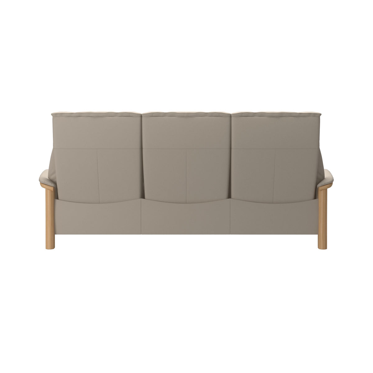Buckingham HB 3-Seat - Paloma Fog - Oak