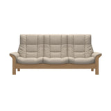 Buckingham HB 3-Seat - Paloma Fog - Oak