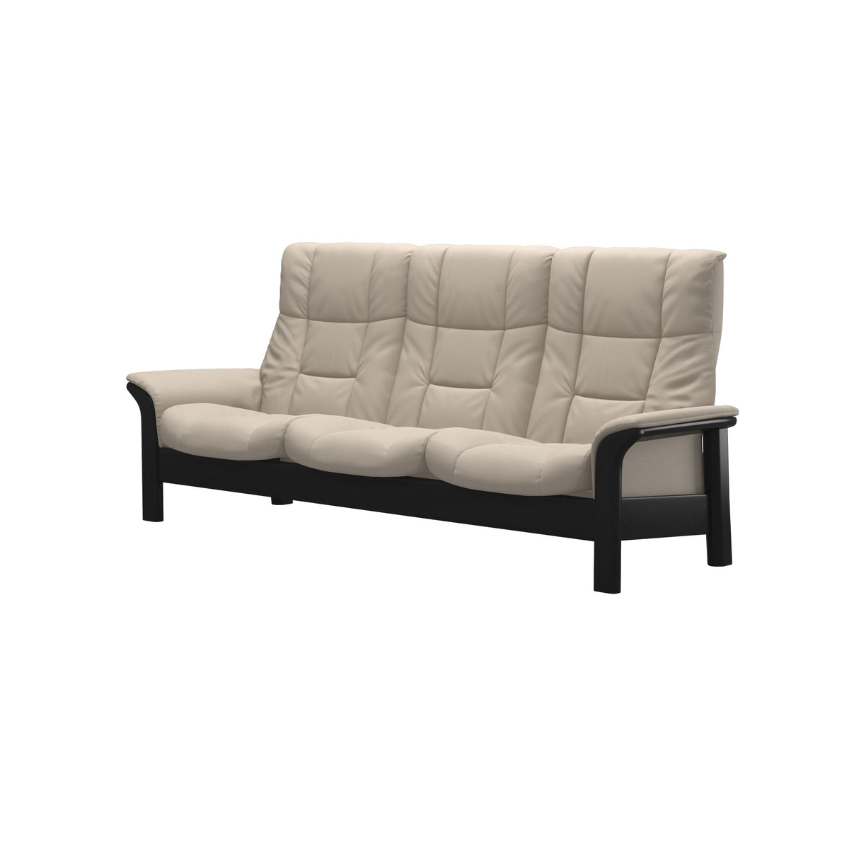 Buckingham HB 3-Seat - Paloma Fog - Black