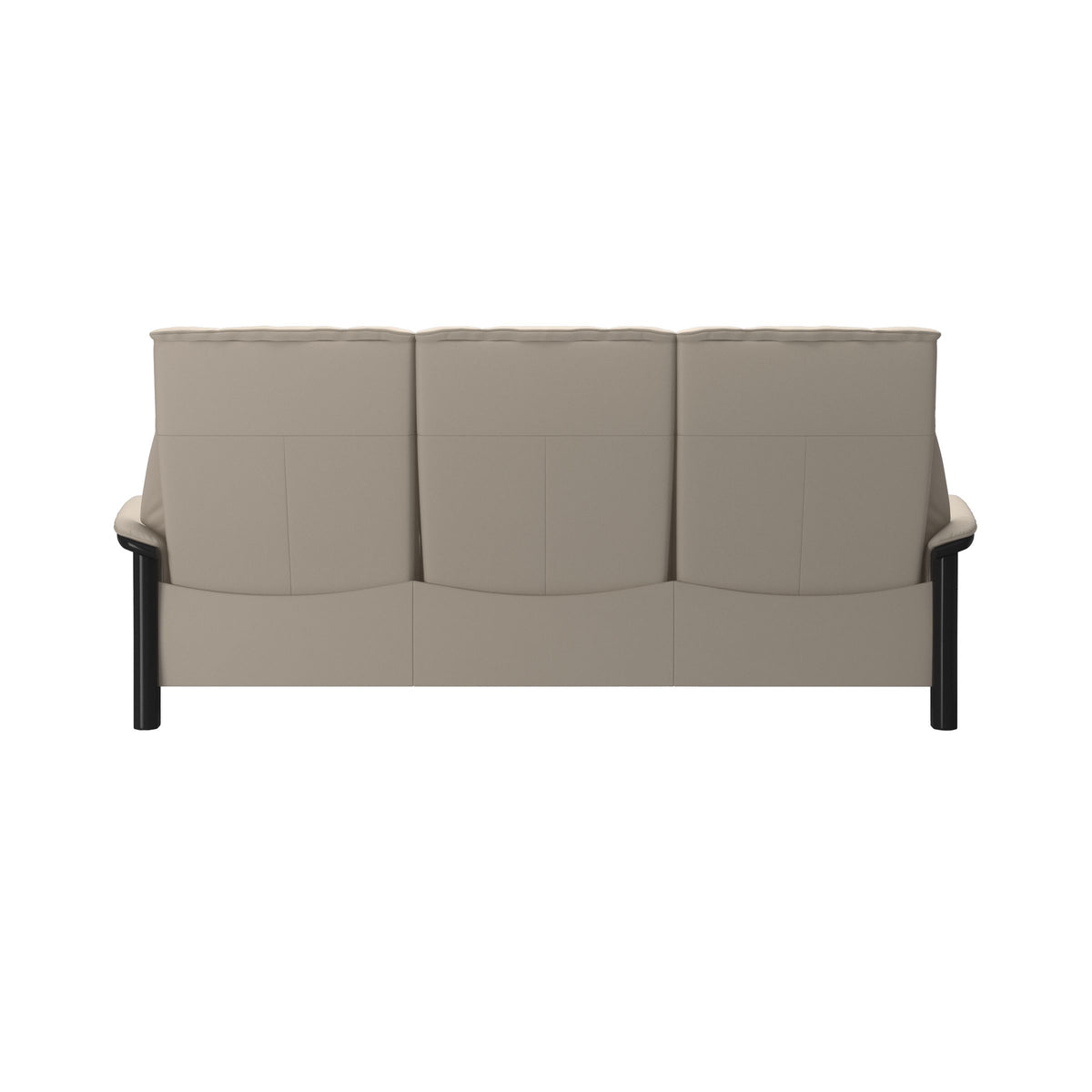 Buckingham HB 3-Seat - Paloma Fog - Black