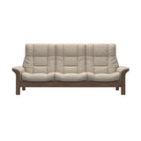 Buckingham HB 3-Seat - Paloma Fog - Walnut