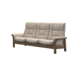 Buckingham HB 3-Seat - Paloma Fog - Smoked Oak