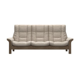 Buckingham HB 3-Seat - Paloma Fog - Smoked Oak