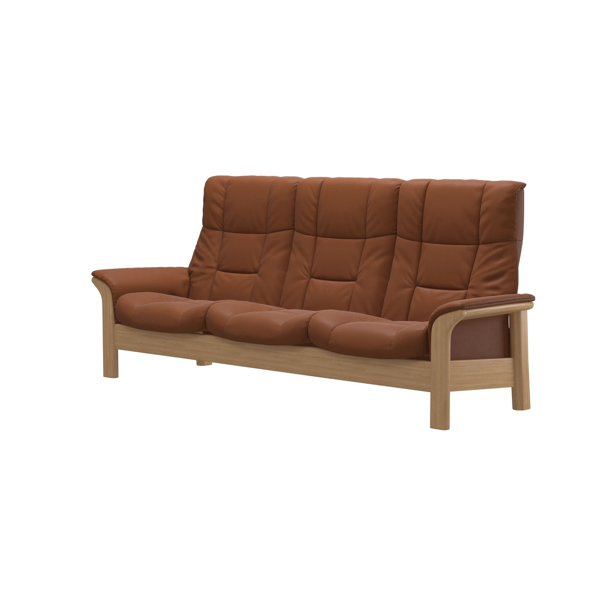 Buckingham HB 3-Seat - Paloma New Cognac - Oak