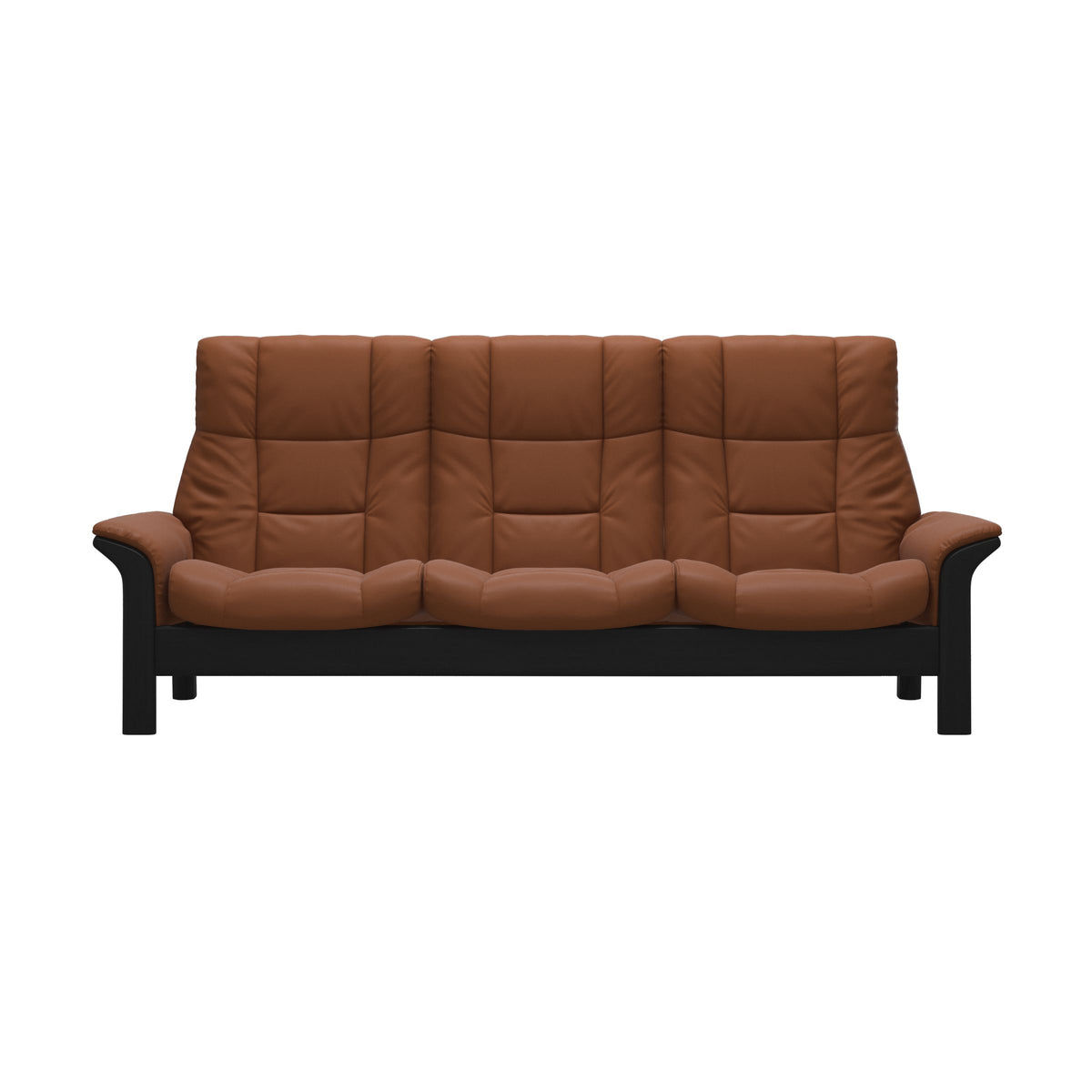 Buckingham HB 3-Seat - Paloma New Cognac - Black