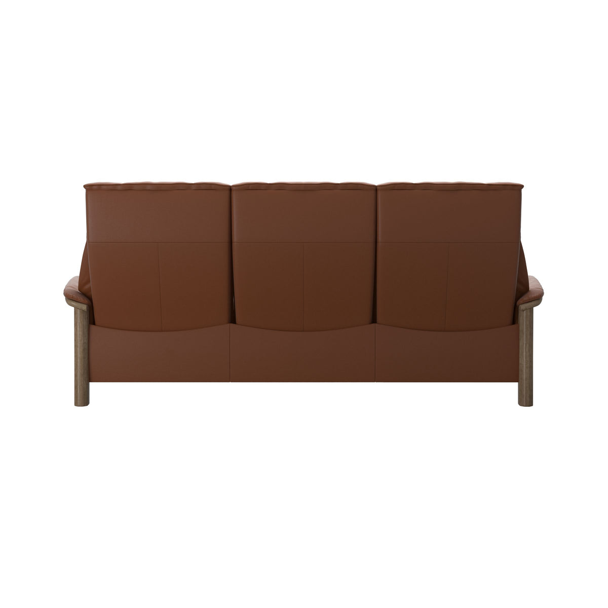 Buckingham HB 3-Seat - Paloma New Cognac - Smoked Oak