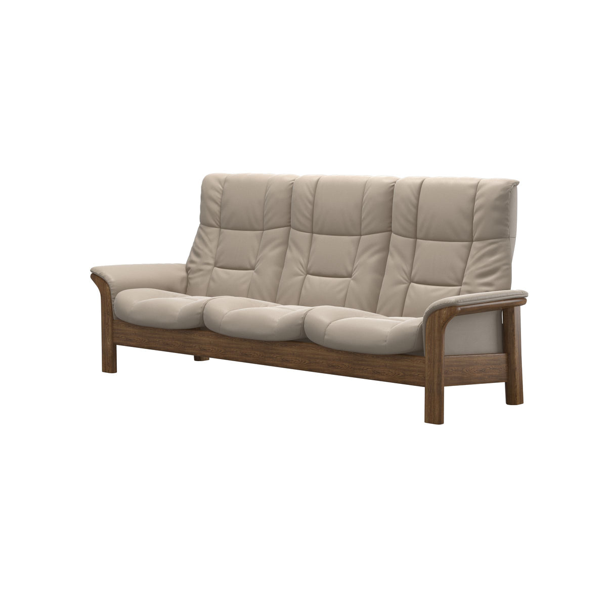 Buckingham HB 3-Seat - Paloma Mushroom - Teak