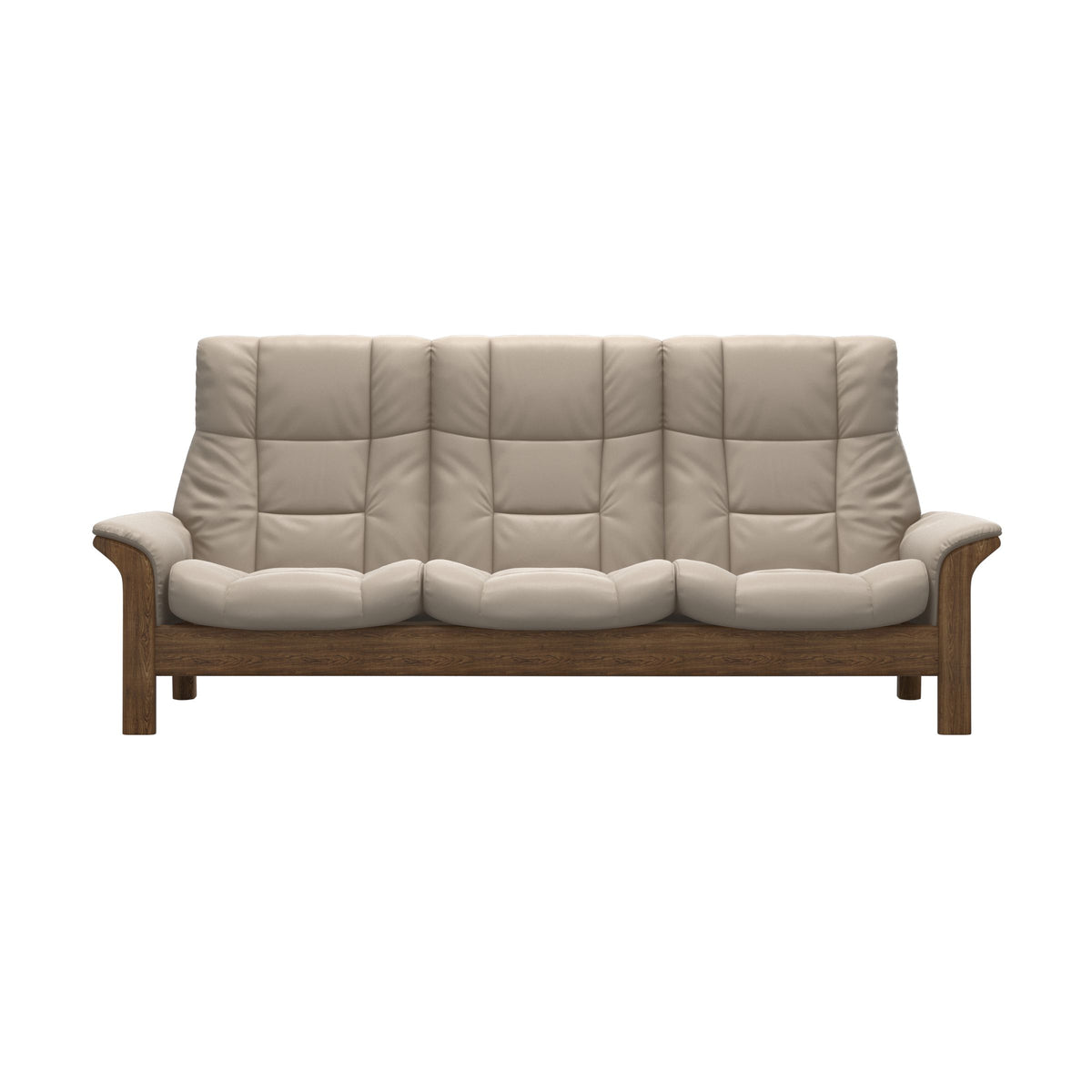 Buckingham HB 3-Seat - Paloma Mushroom - Teak