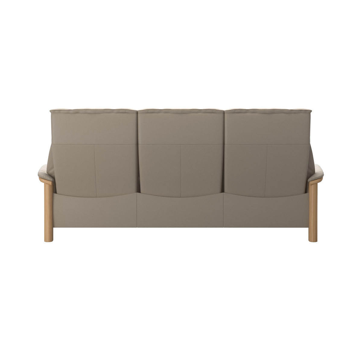 Buckingham HB 3-Seat - Paloma Mushroom - Oak