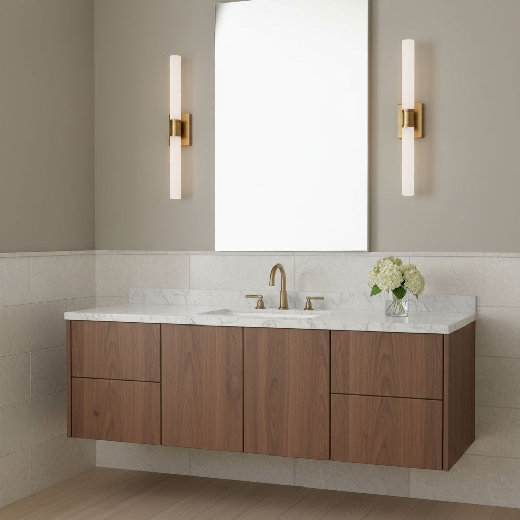 Two Light Bath Vanity — 30.00"