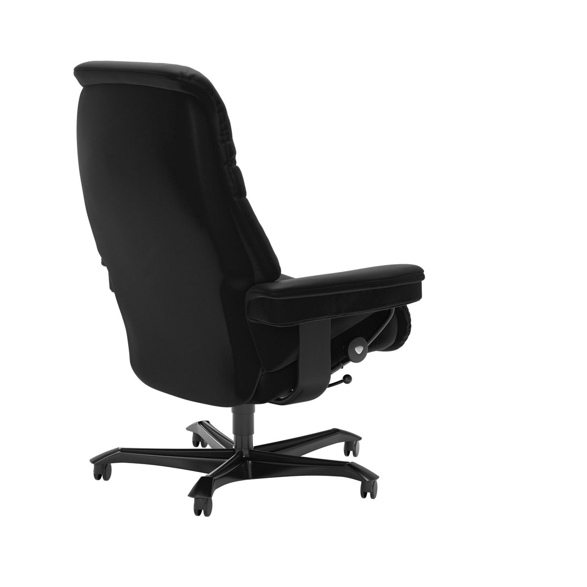 Sunrise - Office Chair - Paloma Black - Black Wood