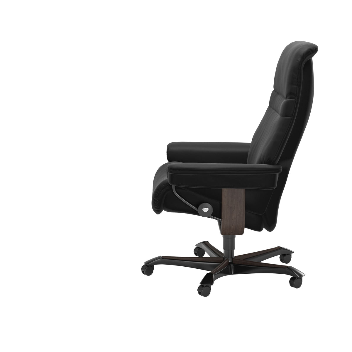 Sunrise - Office Chair - Paloma Black - Wenge Wood