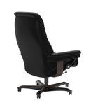 Sunrise - Office Chair - Paloma Black - Wenge Wood