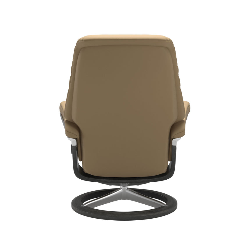 Sunrise Recliner - Signature Base - Paloma Sand - Grey Wood