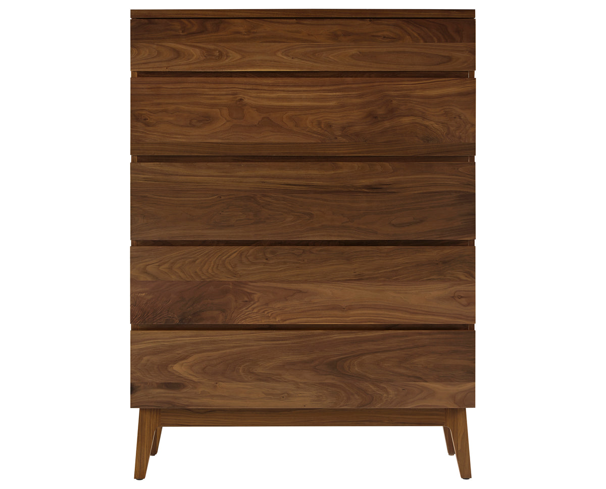 West Bros Serra Chest of Drawers in 80 Walnut