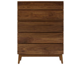 West Bros Serra Chest of Drawers in 80 Walnut