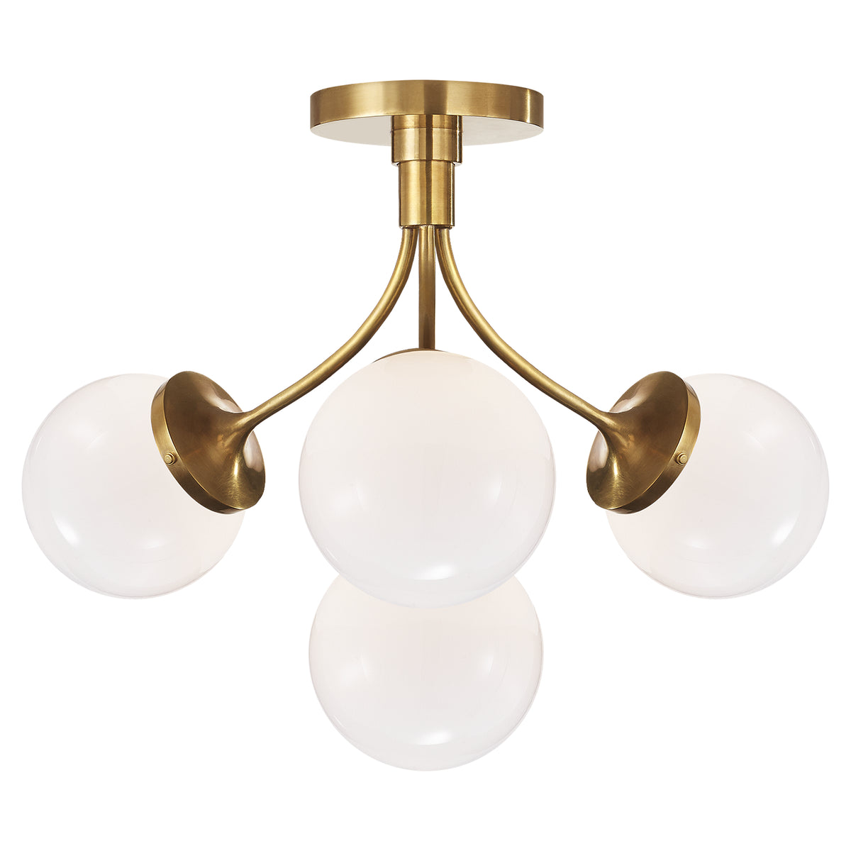 Prescott Four Light Semi Flush Mount