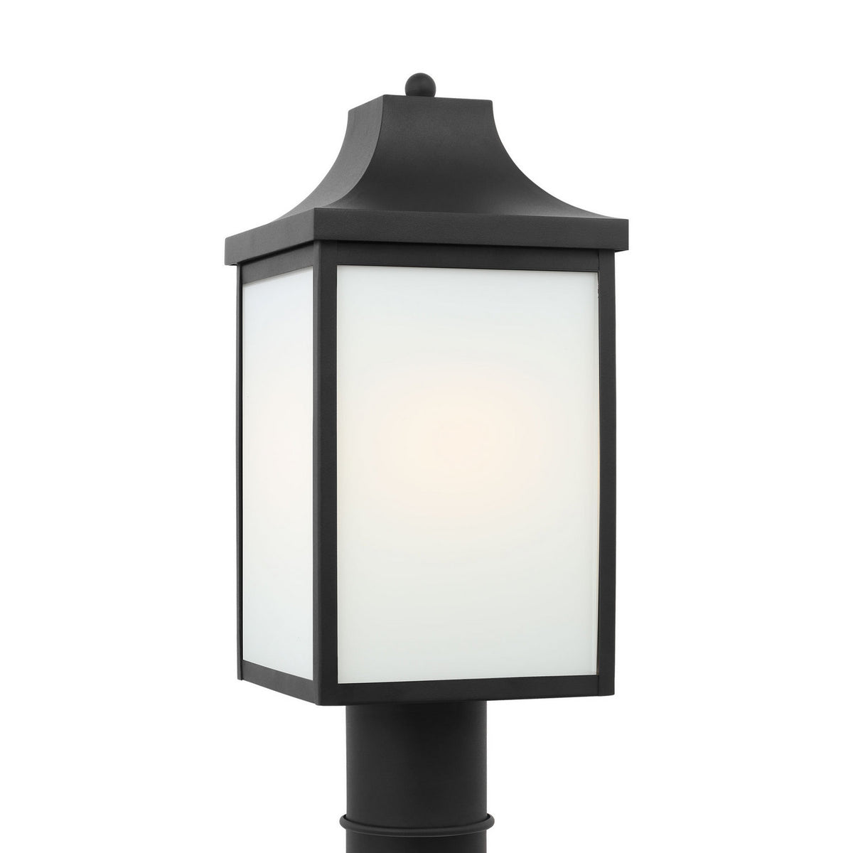 Saybrook 16.5" Post Lantern — Smooth White