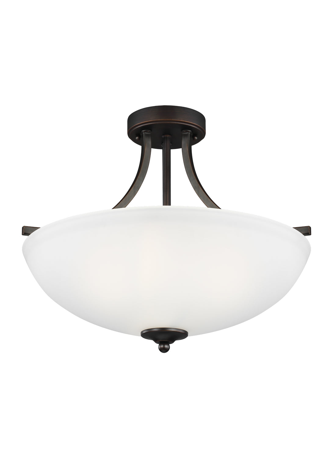 Geary Three Light Semi Flush Mount