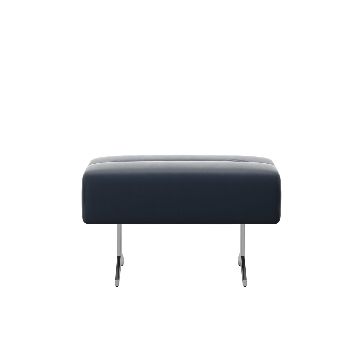 Stella - Ottoman - Paloma Oxford Blue - Medium