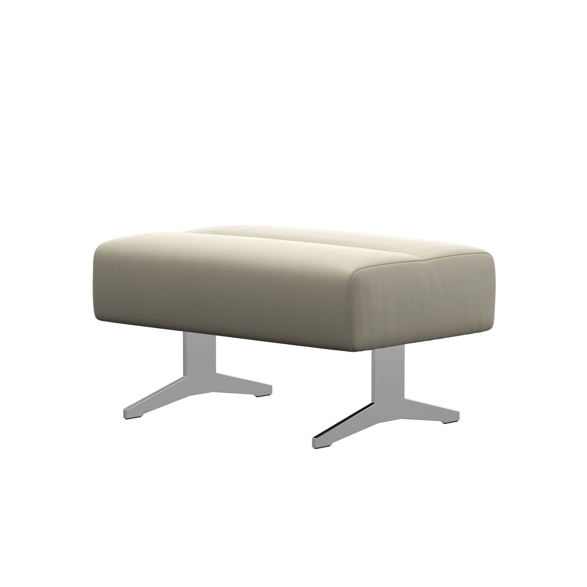 Stella - Ottoman - Paloma Light Grey - Large