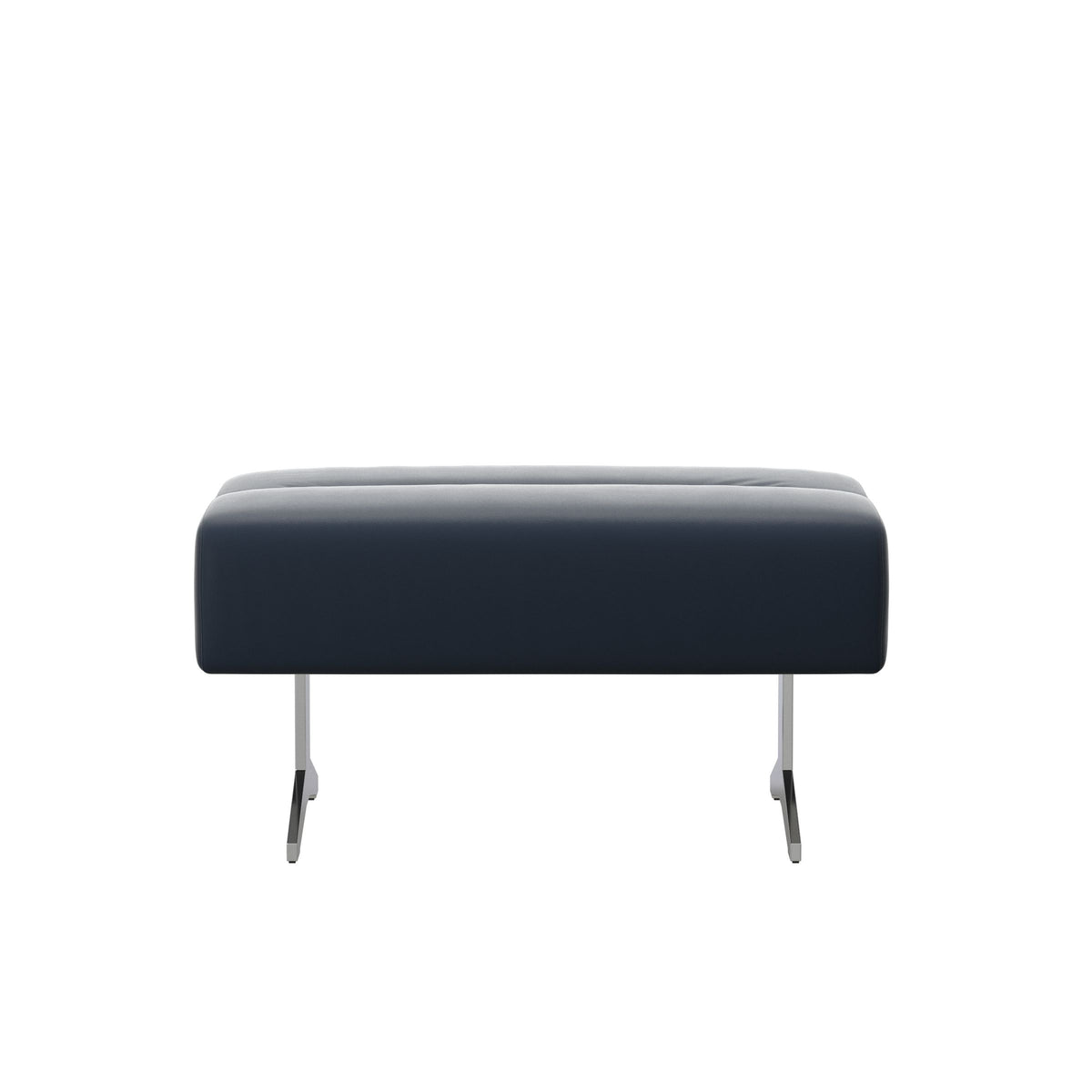Stella - Ottoman - Paloma Oxford Blue - Large