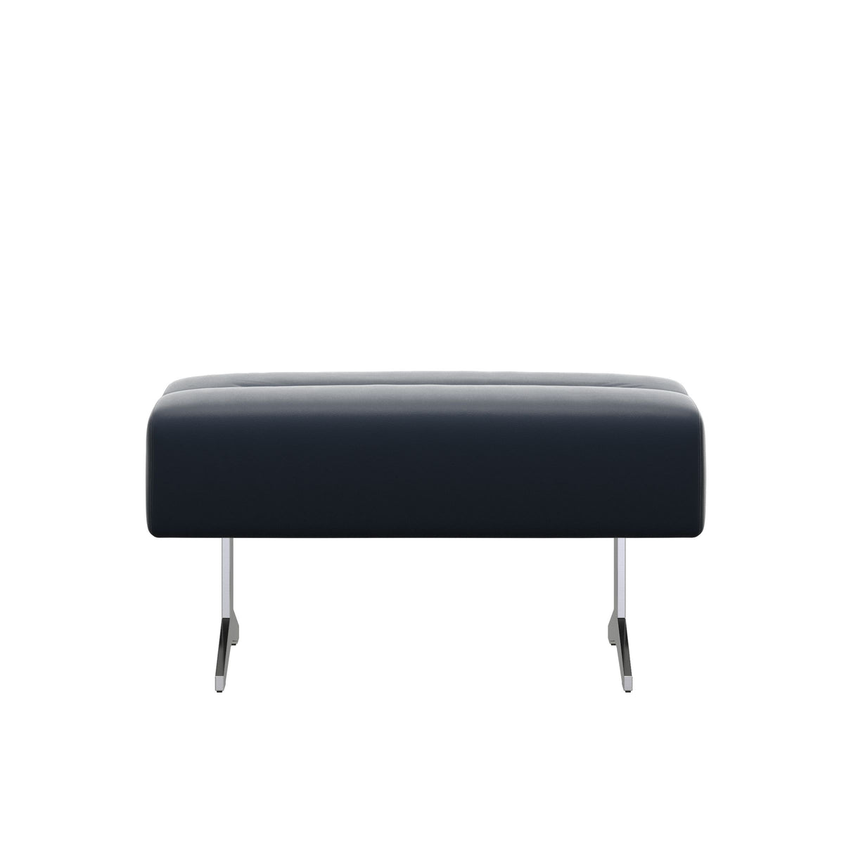 Stella - Ottoman - Paloma Oxford Blue - Large