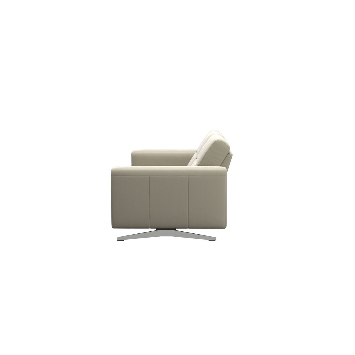 Stella - 2-Seater Sofa - Paloma Light Grey - S1 - wider and lower