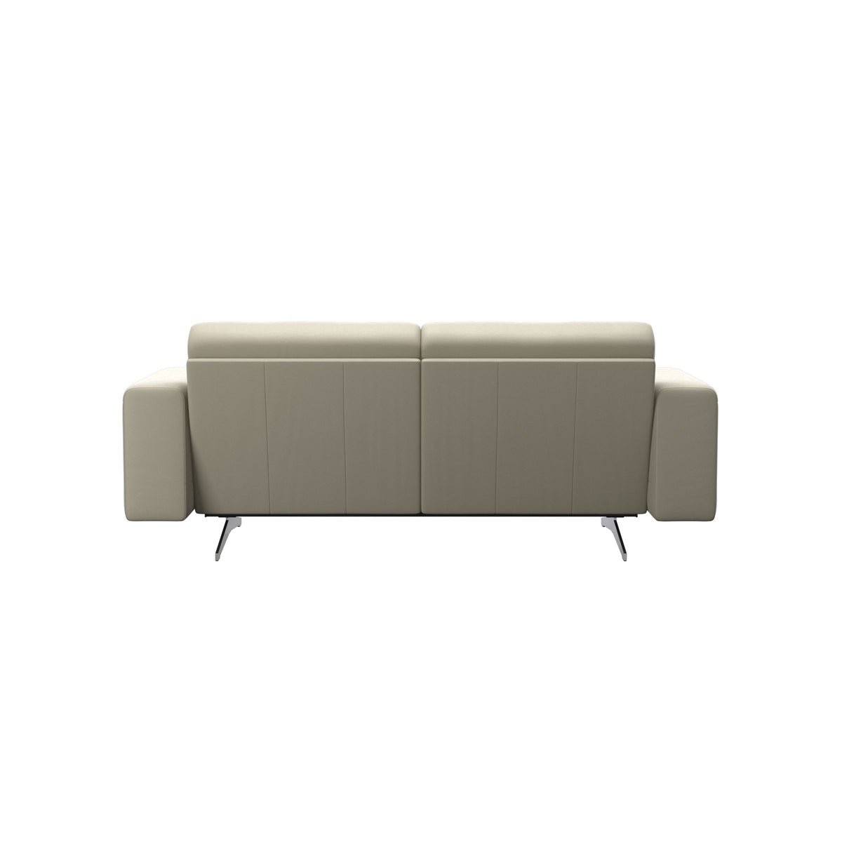 Stella - 2-Seater Sofa - Paloma Light Grey - S1 - wider and lower