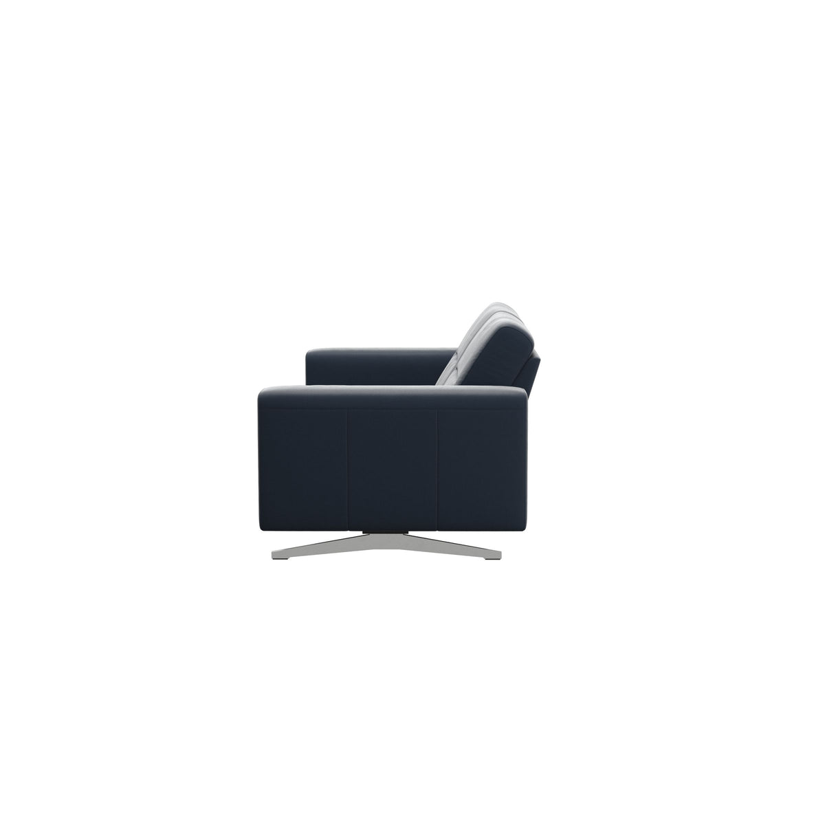 Stella - 2-Seater Sofa - Paloma Oxford Blue - S1 - wider and lower
