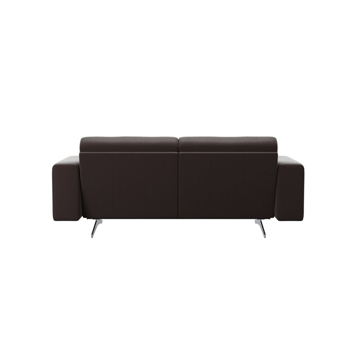 Stella - 2-Seater Sofa - Paloma Chocolate - S1 - wider and lower