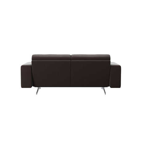 Stella - 2-Seater Sofa - Paloma Chocolate - S1 - wider and lower