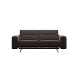 Stella - 2-Seater Sofa - Paloma Chocolate - S1 - wider and lower