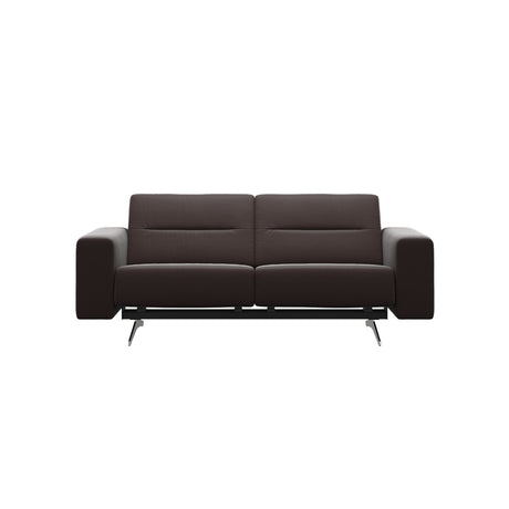 Stella - 2-Seater Sofa - Paloma Chocolate - S1 - wider and lower