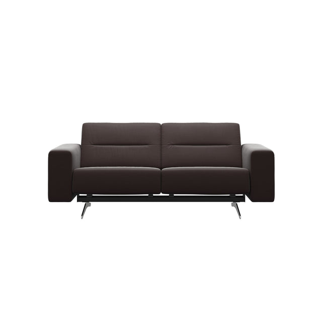 Stella - 2-Seater Sofa - Paloma Chocolate - S1 - wider and lower