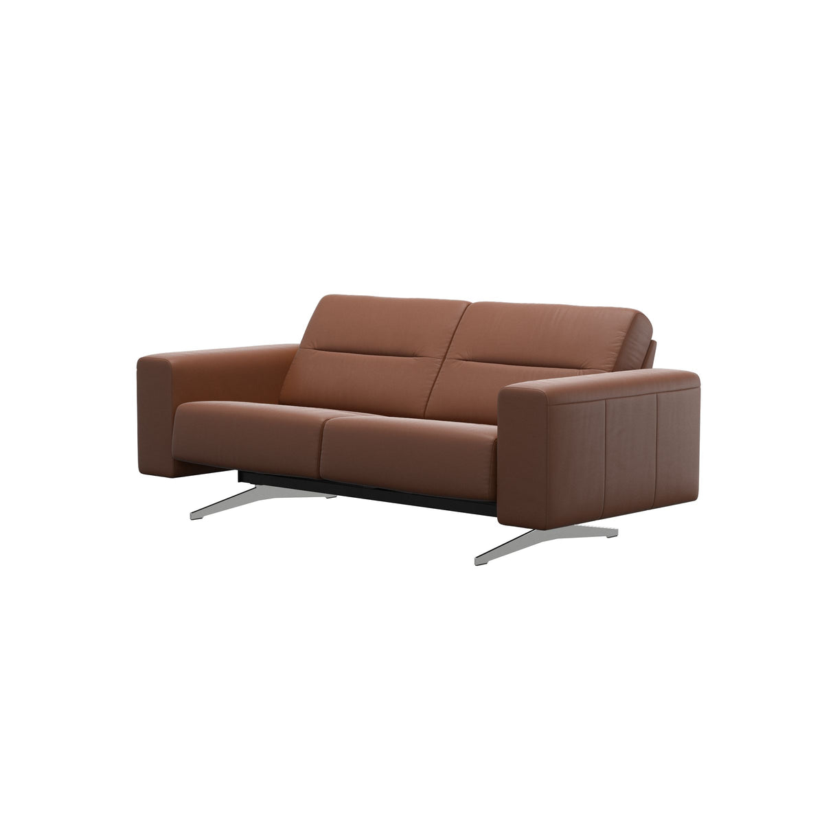 Stella - 2-Seater Sofa - Paloma New cognac - S1 - wider and lower