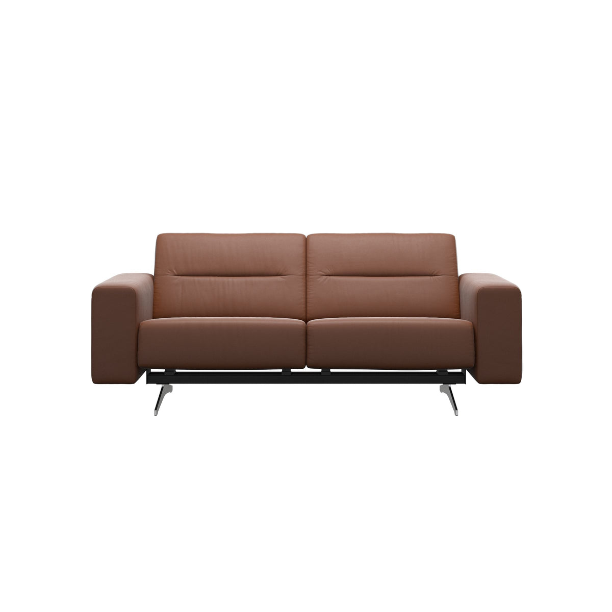 Stella - 2-Seater Sofa - Paloma New cognac - S1 - wider and lower