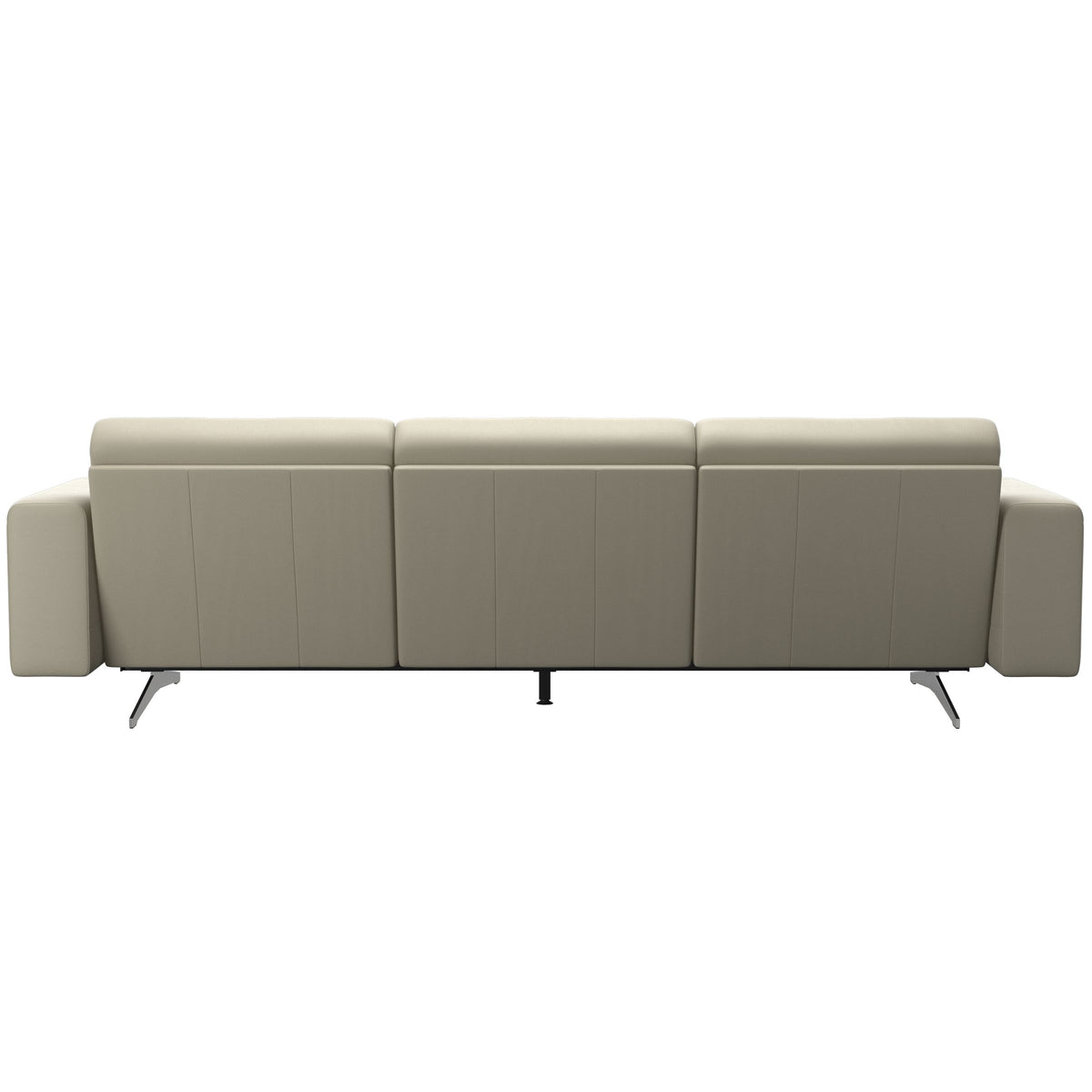 Stella - 3-Seater Sofa - Paloma Light Grey - S1 - wider and lower