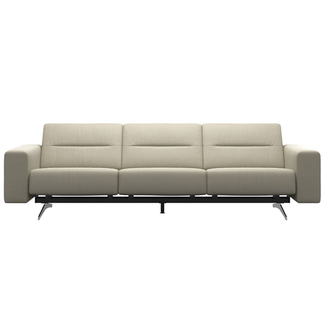 Stella - 3-Seater Sofa - Paloma Light Grey - S1 - wider and lower