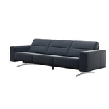 Stella - 3-Seater Sofa - Paloma Oxford Blue - S1 - wider and lower