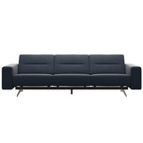 Stella - 3-Seater Sofa - Paloma Oxford Blue - S1 - wider and lower