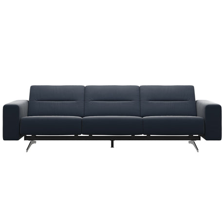 Stella - 3-Seater Sofa - Paloma Oxford Blue - S1 - wider and lower