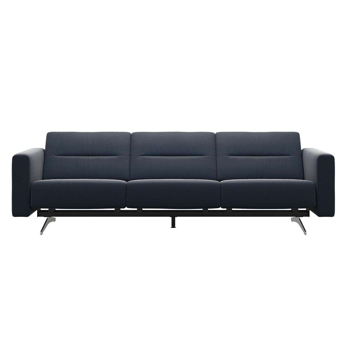 Stella - 3-Seater Sofa - Paloma Oxford Blue - S2 - narrower and taller