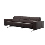 Stella - 3-Seater Sofa - Paloma Chocolate - S1 - wider and lower