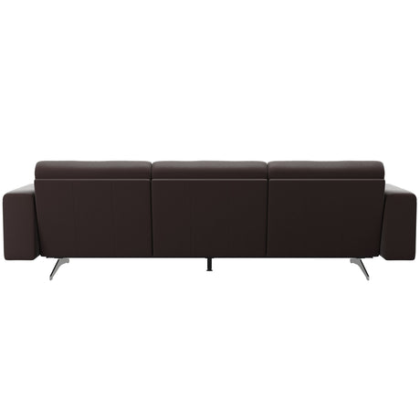 Stella - 3-Seater Sofa - Paloma Chocolate - S1 - wider and lower